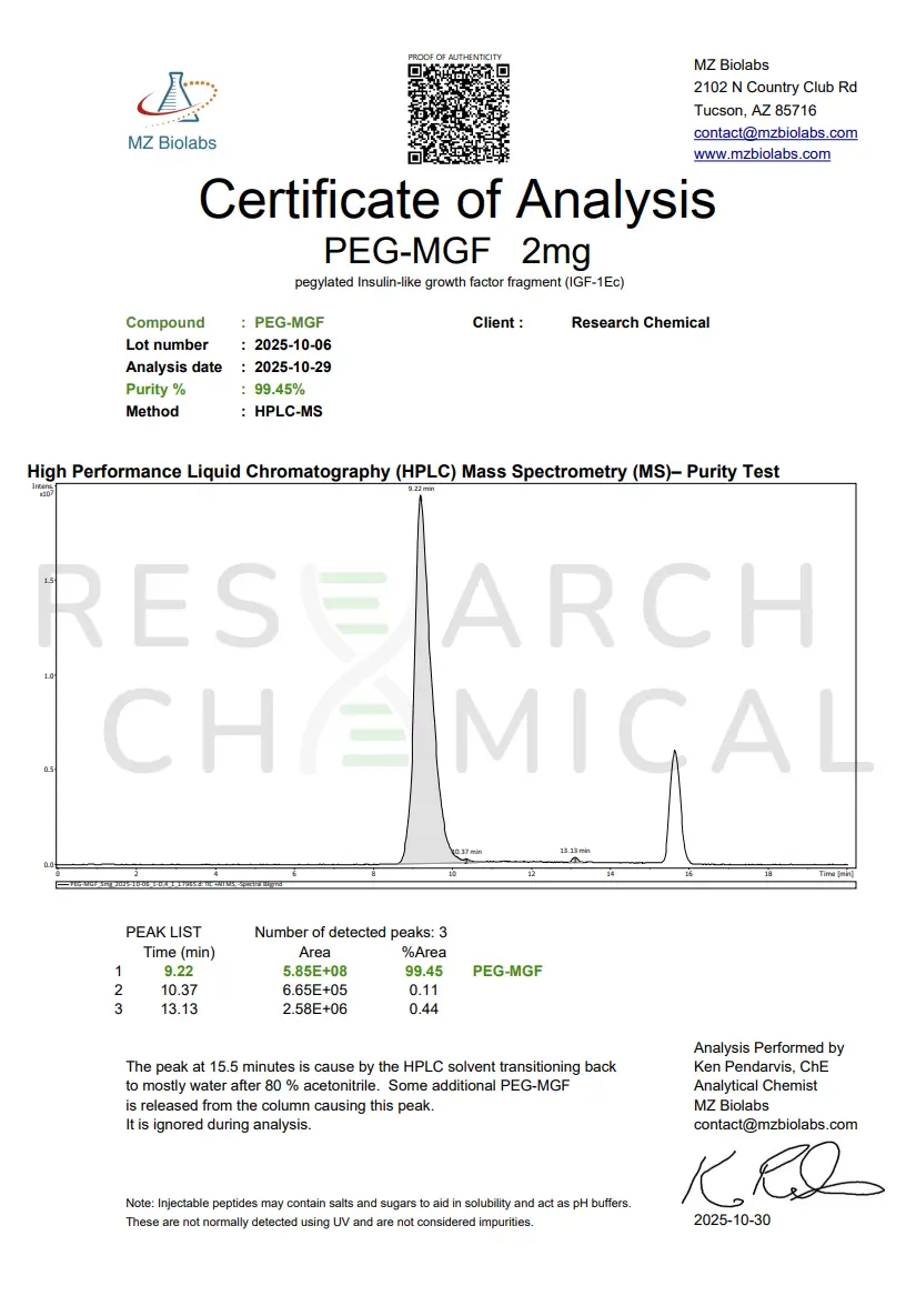PEG MGF 2MG - Image 2