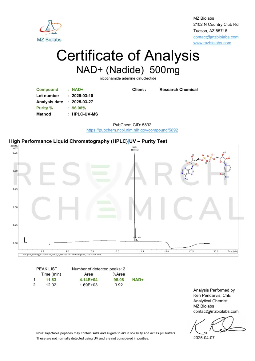 NAD+ (Nicotinamide Adenine Dinucleotide) - Image 2