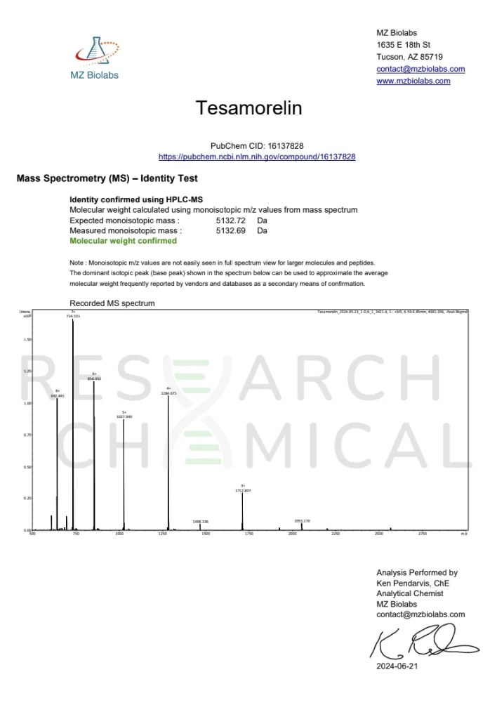 Tesamorelin Peptide 5MG - Image 3